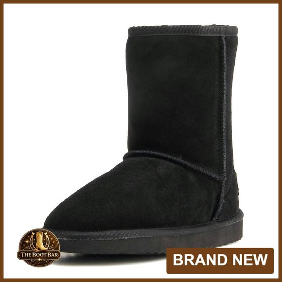 Women's Classic Winter Snow Boots with Fur Lining EVA Outsole